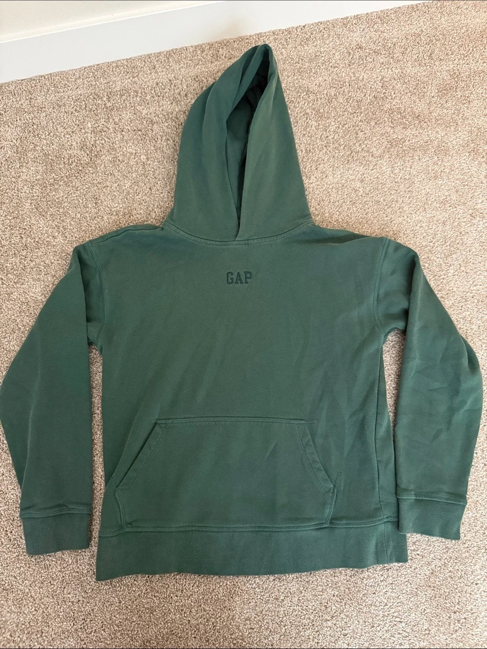 GAP Dark Green Pullover Hoodie
